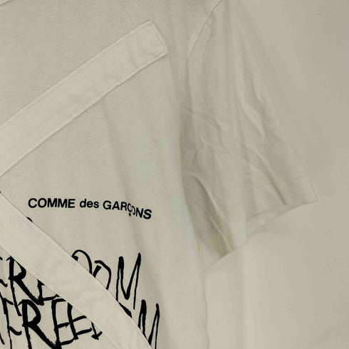 コムデギャルソン COMME des GARCONS Message print T-shirt メッセージプリントTシャツ レディース JPN:S