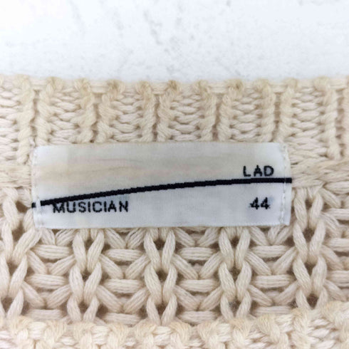ラッドミュージシャン LAD MUSICIAN 切替ボーダーニット メンズ 44