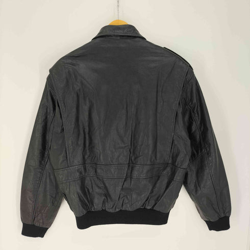 ジップアップ シボ レザー ジャケット メンズ