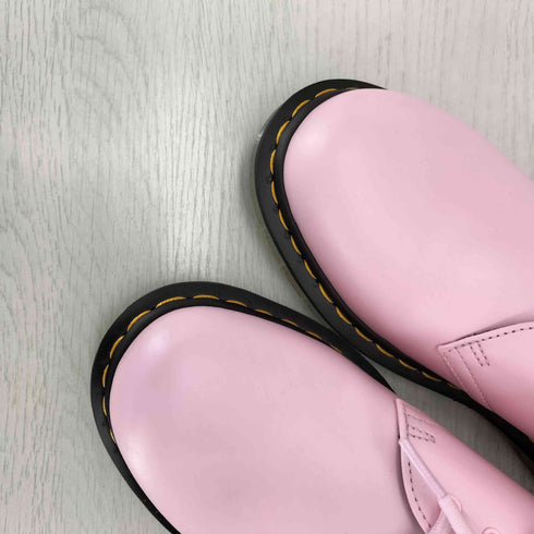 ドクターマーチン Dr.Martens ICED SMOOTH LEATHER SHOES PALE PINK SMOOTH 3 EYE 3ホール レザーシューズ メンズ UK:8