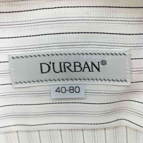 ダーバン DURBAN ストライプ コットン ボタンダウン シャツ メンズ 40-80