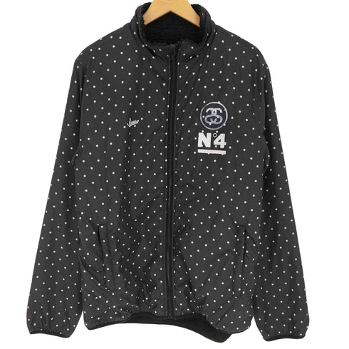 ステューシー Stussy Reversible polka dot fleece jacket リバーシブル フリース ジャケット メンズ import:XL