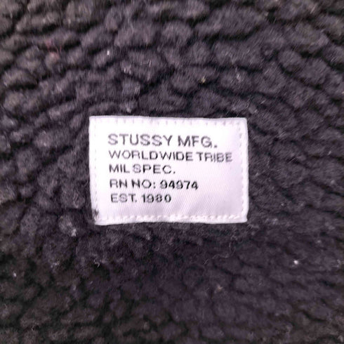 ステューシー Stussy Reversible polka dot fleece jacket リバーシブル フリース ジャケット メンズ import:XL