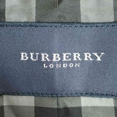 バーバリーロンドン BURBERRY LONDON 裏地チェック コットンシルク ベスト ジレ メンズ 40