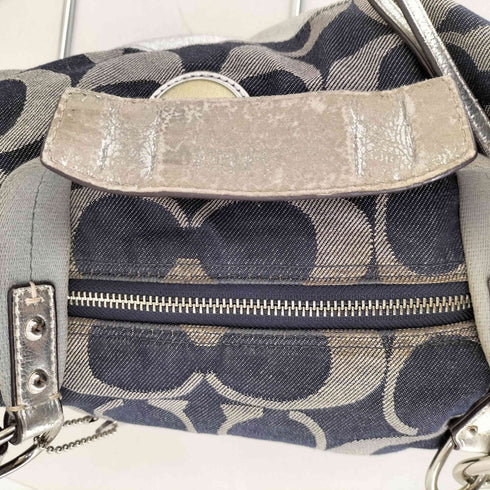 コーチ COACH シグネチャー デニム ワンショルダーバッグ Y2K レディース FREE