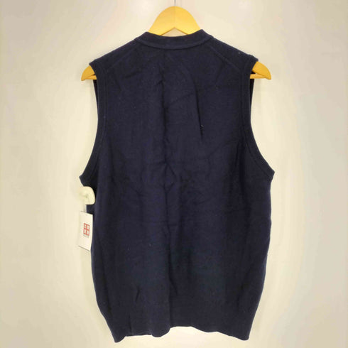 バーバリーロンドン BURBERRY LONDON ラムウール ホース刺繍 ニットベスト メンズ import:L