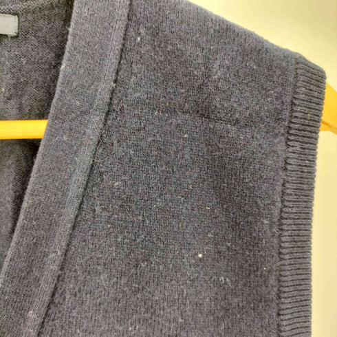 バーバリーロンドン BURBERRY LONDON ラムウール ホース刺繍 ニットベスト メンズ import:L
