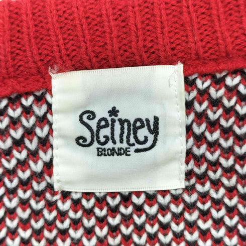 Seiney Blonde キャラクター クロップド ニット レディース JPN:S