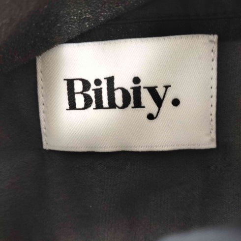 Bibiy. フリル付き シースルー ボタンシャツ レディース FREE
