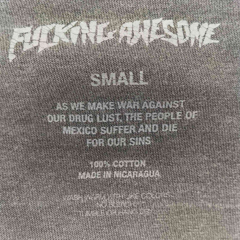 ファッキンオーサム FUCKING AWESOME グラフィック バックプリント 長袖 Tシャツ メンズ JPN:S