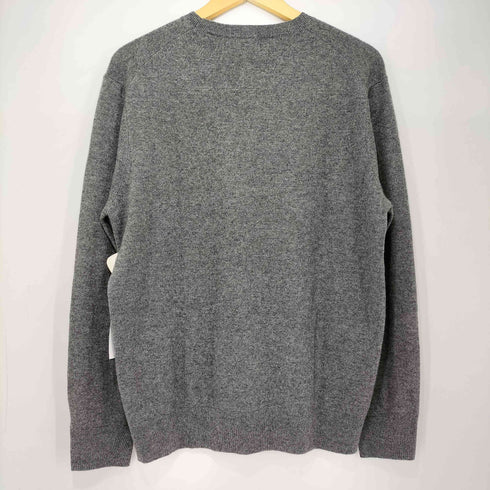 ユニクロ UNIQLO 25AW カシミヤクルーネックセーター グレー Lサイズ メンズ JPN:L