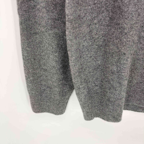 ユニクロ UNIQLO 25AW カシミヤクルーネックセーター グレー Lサイズ メンズ JPN:L