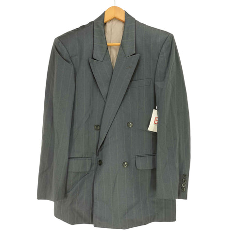 クリスチャンディオール Christian Dior 90S MONSIEUR ウール100% ストライプ ダブルブレストジャケット メンズ import:M