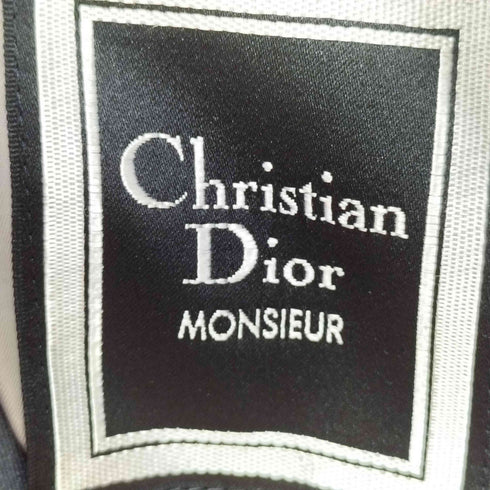 クリスチャンディオール Christian Dior 90S MONSIEUR ウール100% ストライプ ダブルブレストジャケット メンズ import:M
