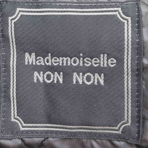 マドモアゼルノンノン mademoiselle NON NON ウール100% ライナー付き ボアジャケット レディース