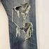 リーバイス Levis 00s 08年製造 501 ボタン裏刻印P85 ボタンフライ ストレート ダメージデニム メンズ W33 L32