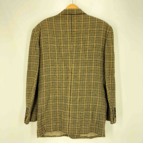 カルバンクライン CALVIN KLEIN ウールナイロン ガンクラブチェック 2Bジャケット メンズ import:L