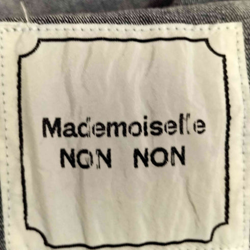 マドモアゼルノンノン mademoiselle NON NON ストレッチ 4B デニムジャケット レディース 38