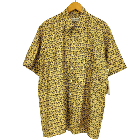 ジムトンプソン JIM THOMPSON シルク100% 象 半袖シャツ メンズ import:L