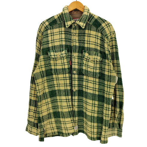 ナイジェルケーボン NIGEL CABOURN 90S SPORTSWEAR パイル地 両フラップ ヘビーネルシャツ メンズ 2