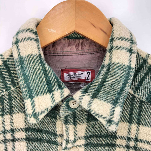 ナイジェルケーボン NIGEL CABOURN 90S SPORTSWEAR パイル地 両フラップ ヘビーネルシャツ メンズ 2