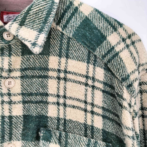 ナイジェルケーボン NIGEL CABOURN 90S SPORTSWEAR パイル地 両フラップ ヘビーネルシャツ メンズ 2