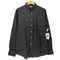 フェアファクス FAIRFAX リネン100 ボタンダウン シャツ ブラック メンズ import:L