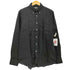 フェアファクス FAIRFAX リネン100 ボタンダウン シャツ ブラック メンズ import:L