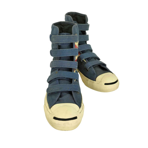 コンバース CONVERSE JACK PURCELL ジャックパーセル ユニオンジャック ベルクロ ハイカット レディース JPN:24.5
