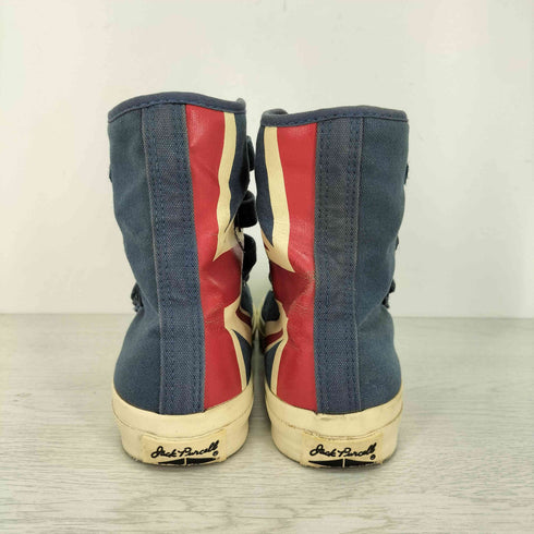 コンバース CONVERSE JACK PURCELL ジャックパーセル ユニオンジャック ベルクロ ハイカット レディース JPN:24.5
