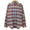 フェアファクス FAIRFAX リネン100 ボタンダウン チェック シャツ メンズ import:L
