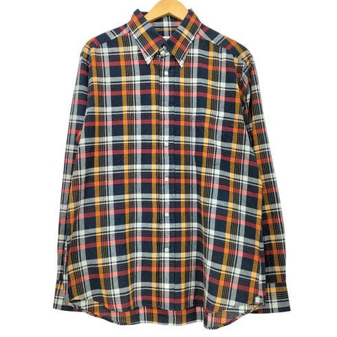 フェアファクス FAIRFAX コットン ボタンダウン チェック シャツ メンズ import:L