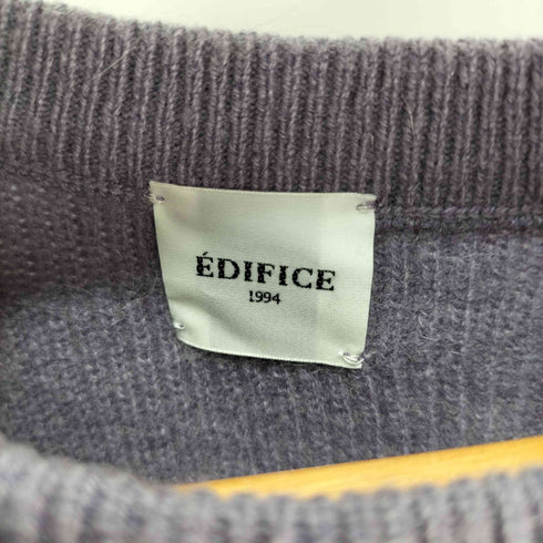 エディフィス EDIFICE カシミヤ100% クルーネックニット レディース JPN:M