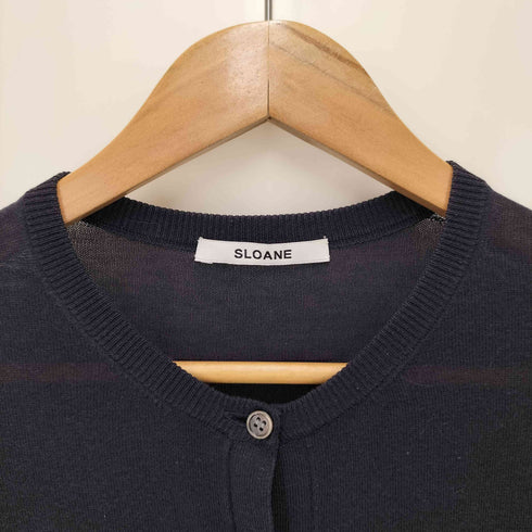 スローン SLOANE コットンボタンカーディガン レディース JPN:2