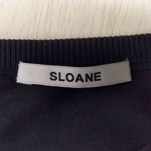 スローン SLOANE コットンボタンカーディガン レディース JPN:2
