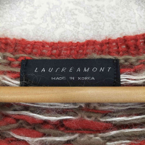 ロートレアモン LAUTREAMONT 総柄 シャギー ニット セーター レディース