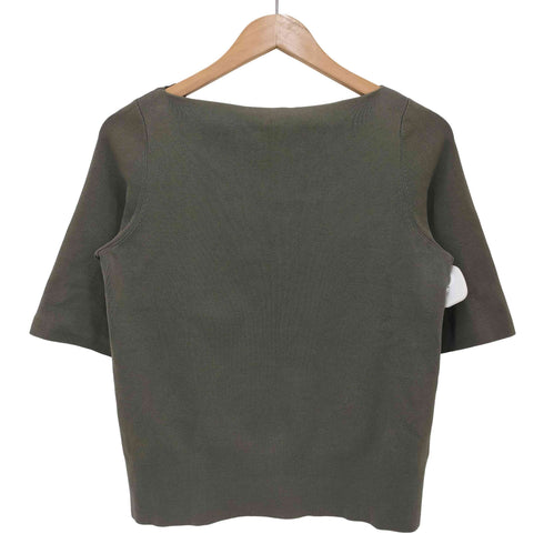 デミルクスビームス Demi-Luxe BEAMS シンプル ボートネックニット .M レディース