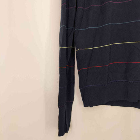 ジョンスメドレー JOHN SMEDLEY ウール100%クルーネックボーダーニット レディース import:M