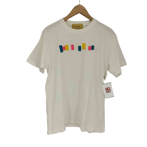 セブンバイセブン SEVEN BY SEVEN フェルトデザイン クルーネック S/S Tシャツ メンズ