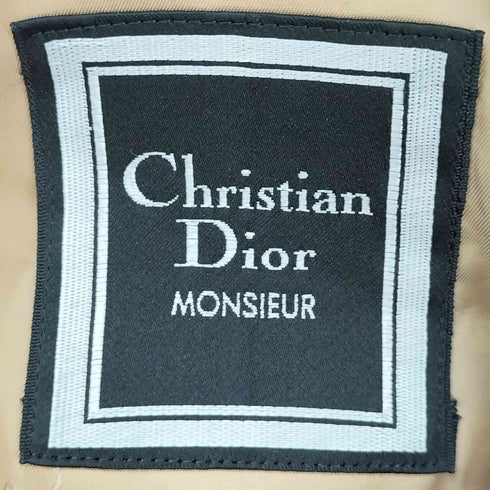 クリスチャンディオール Christian Dior 90S ウール100% チェック テーラードジャケット メンズ