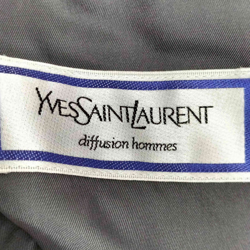 イヴサンローラン Yves Saint Laurent diffusion femmes リネン100% 背抜き テーラードジャケット メンズ