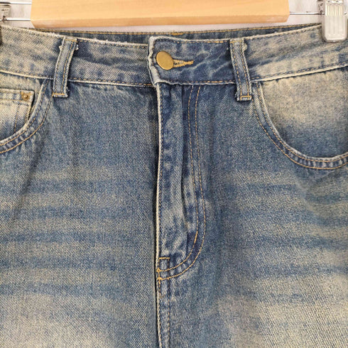 ワイドデニムパンツ レディース