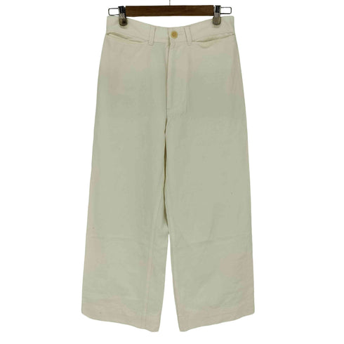 エムエイチエル MHL. WASHED COTTON DRILL チノワイドパンツ レディース 1