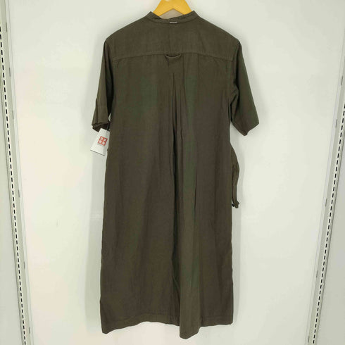エムエイチエル MHL. COTTON LINEN SHIRTING コットンリネン 半袖シャツワンピース レディース 2