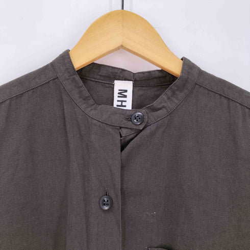 エムエイチエル MHL. COTTON LINEN SHIRTING コットンリネン 半袖シャツワンピース レディース 2