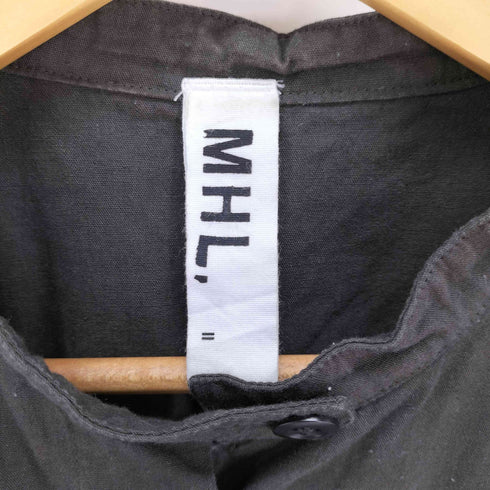 エムエイチエル MHL. COTTON LINEN SHIRTING コットンリネン 半袖シャツワンピース レディース 2