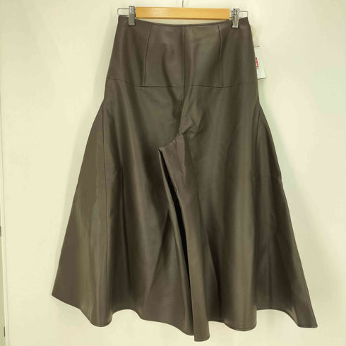ソブ Sov. フェイクレザーキュロットパンツ レディース JPN:38