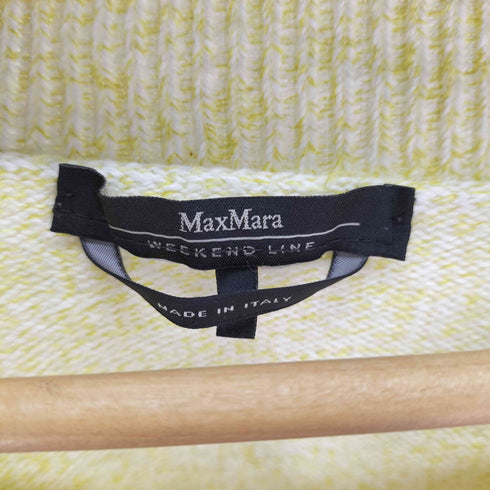 エスマックスマーラ S Max Mara Vネック 半袖 ニット レディース