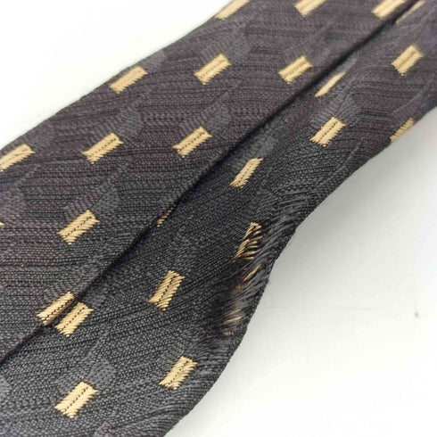 ヒューゴボス HUGO BOSS MADE IN ITALY イタリア製 絹 シルク 100% ドット ネクタイ メンズ