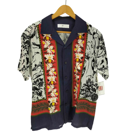 トーガビリリース TOGA VIRILIS CUPRA COTTON TWILL PRINT SHIRT メンズ JPN:44
